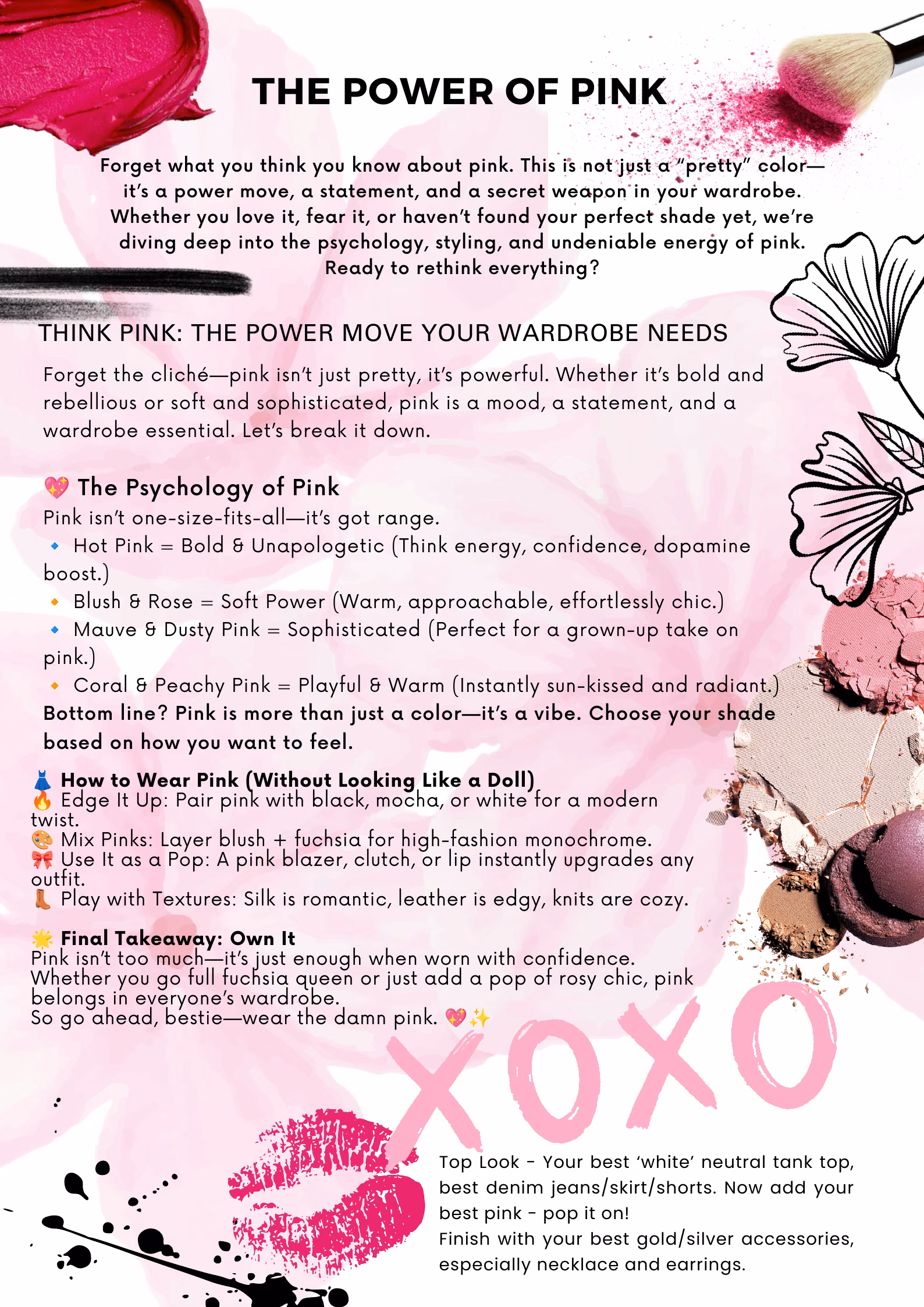 The Power of Pink — The Style Edit, Summer 2024