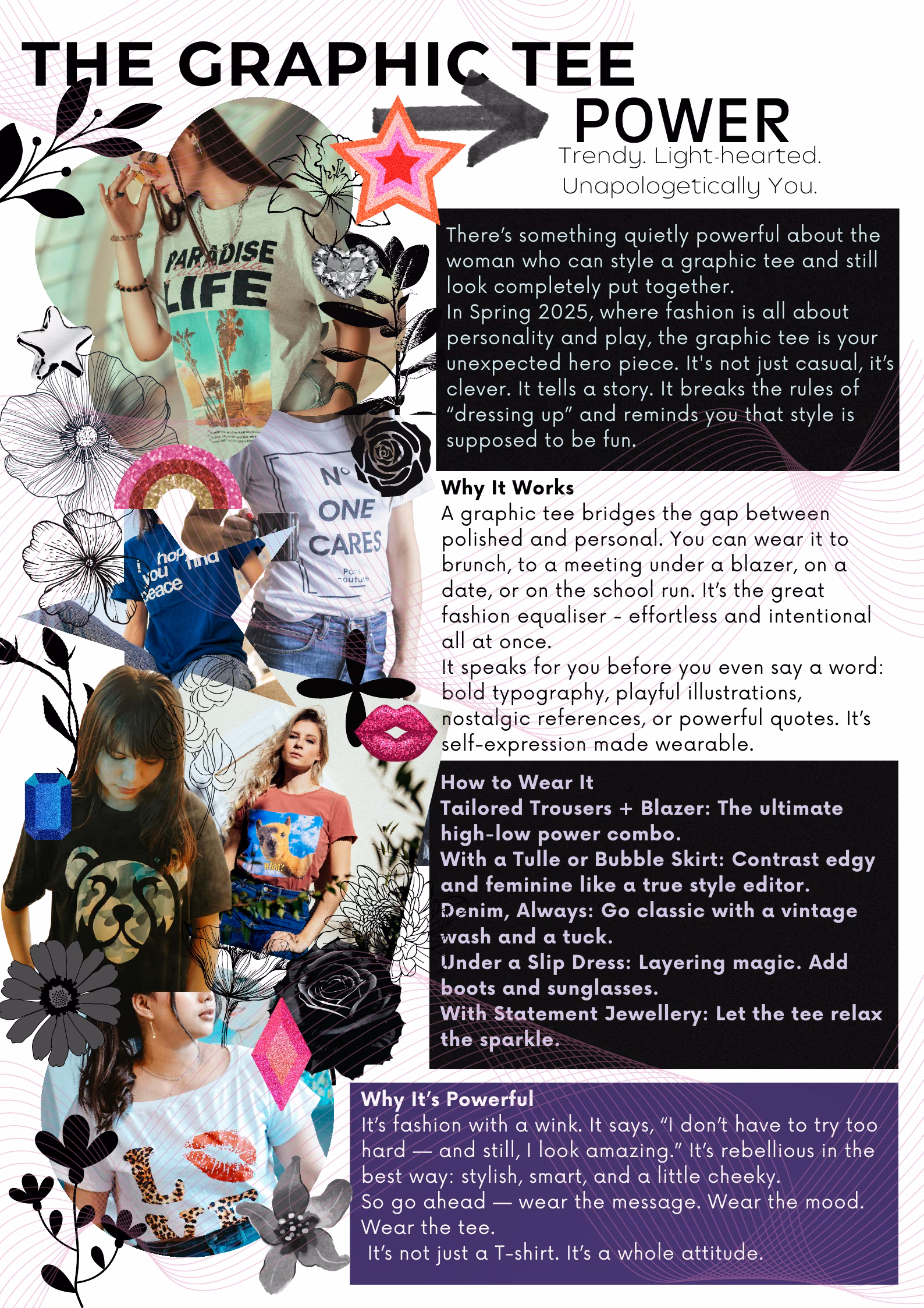 The Graphic Tee — The Style Edit, Spring 2025