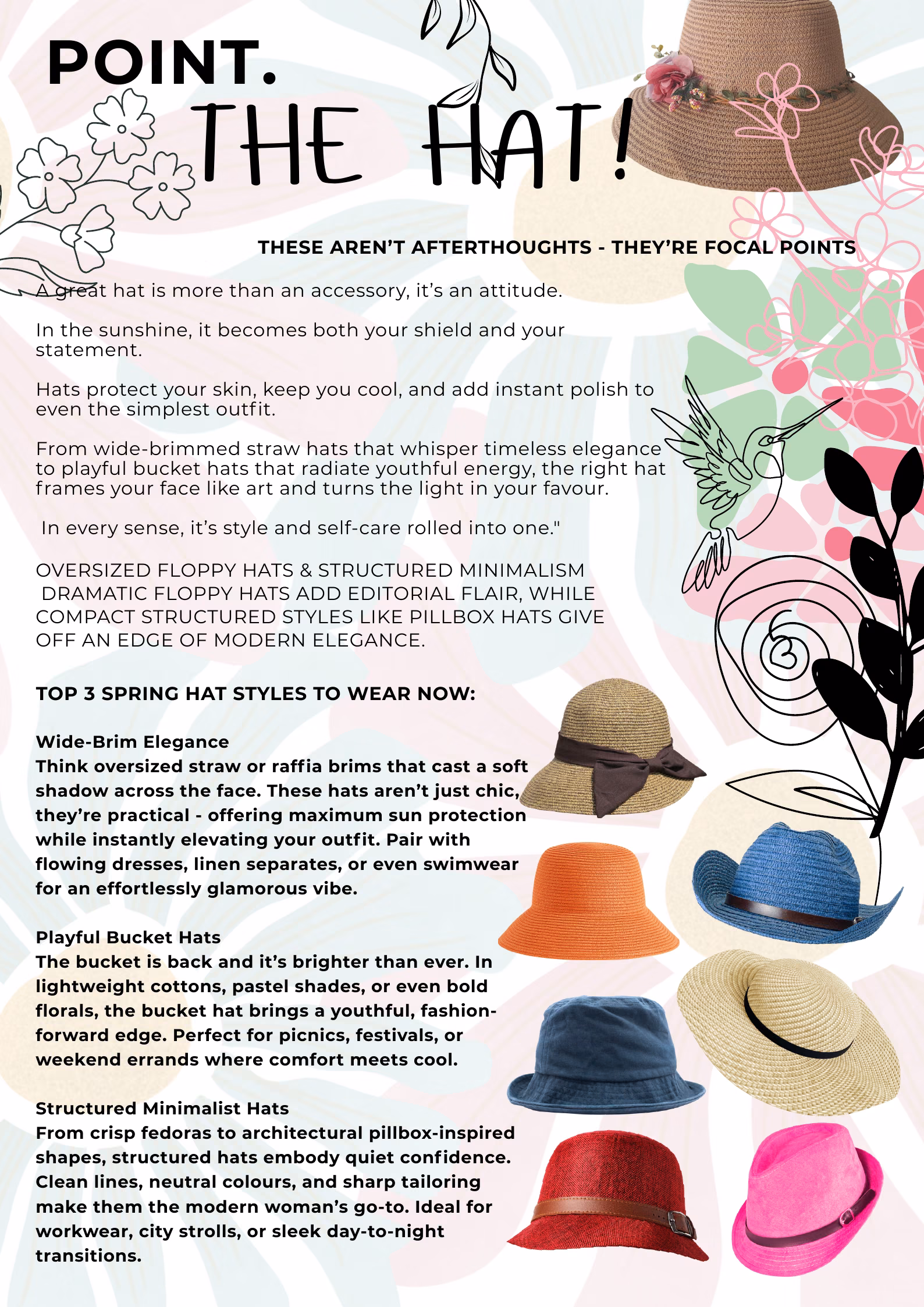 The Hat! — The Style Edit, Spring 2025