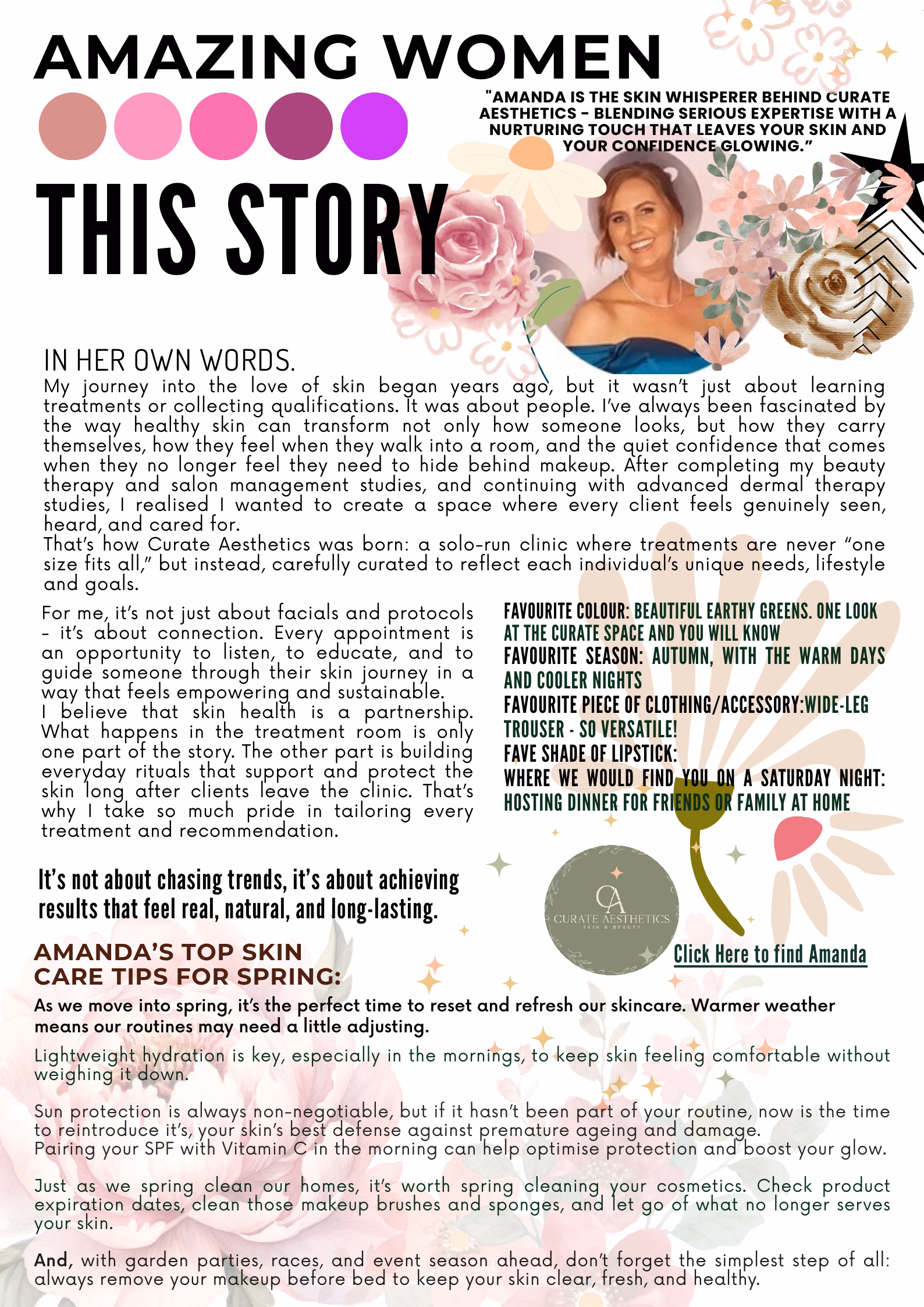 Amazing Women — This Story — The Style Edit, Spring 2025
