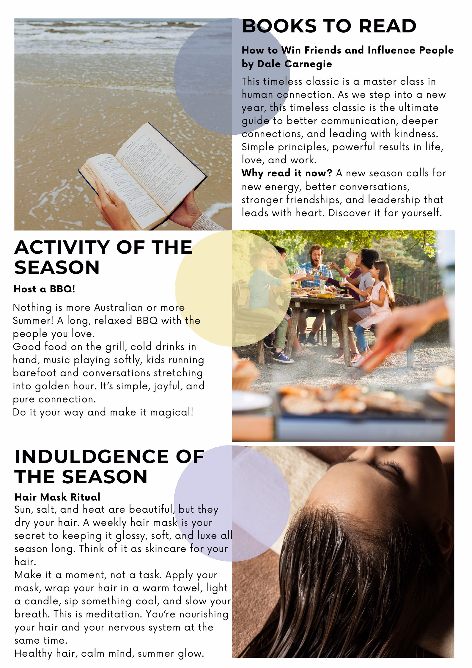 Books, Activity and Indulgence of the Season — The Style Edit, Summer 2025