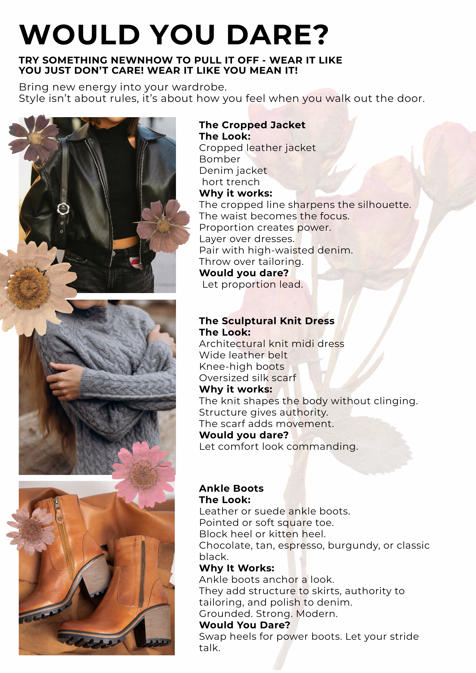 Would You Dare? — The Style Edit, Autumn 2026