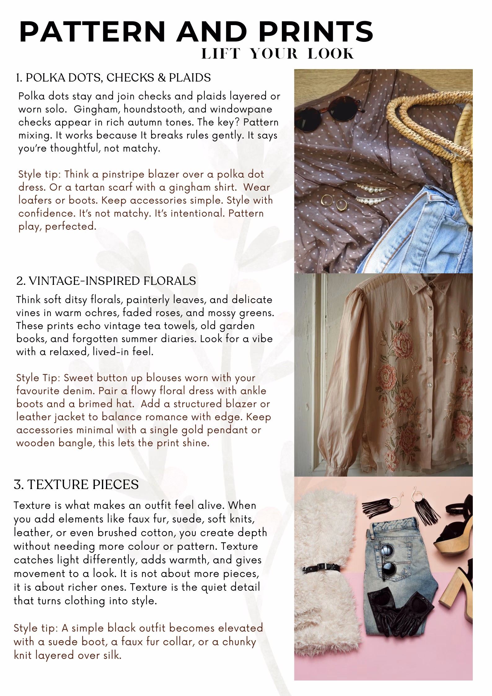 Pattern and Prints — The Style Edit, Autumn 2026