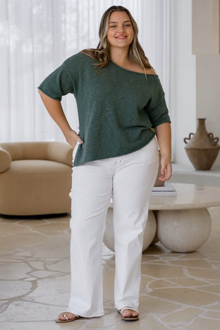 JULIA OFF SHOULDER KNIT TOP