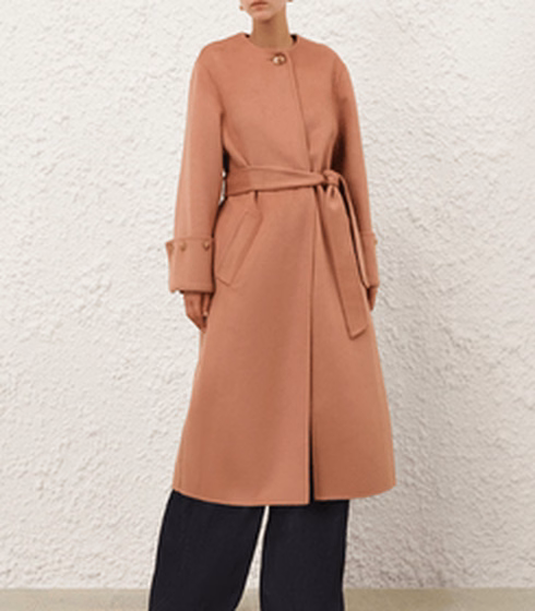 Rebellion Wrap Coat at Zimmermann