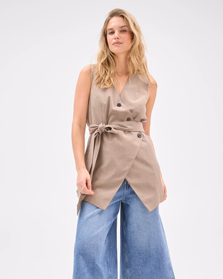 Lily Loves Asymmetric Vest at TARGET